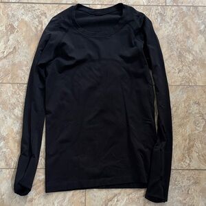 lululemon athletica Black Long Sleeve Blouse
